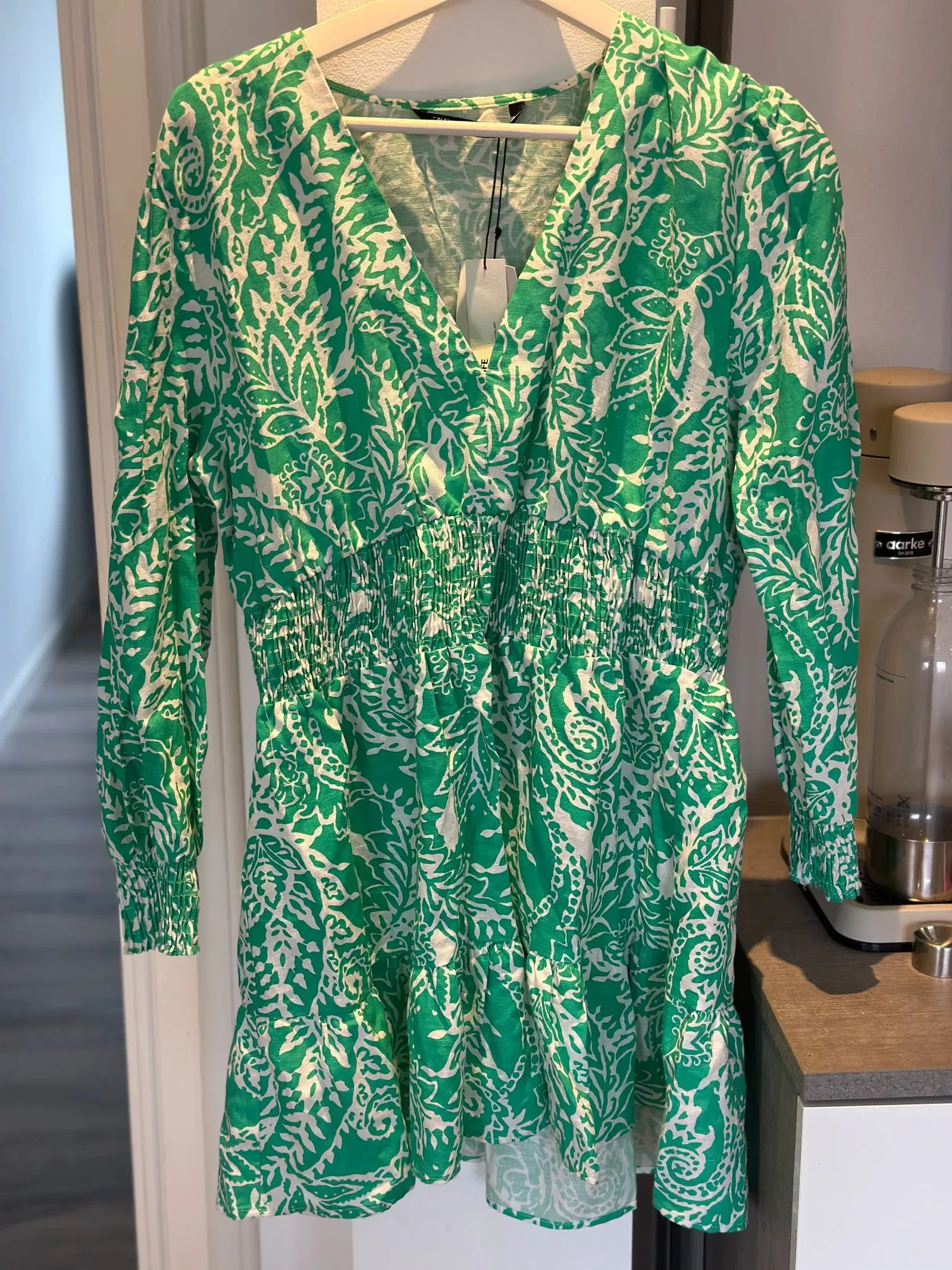 Zara Midi Dresses Zara Dress Green