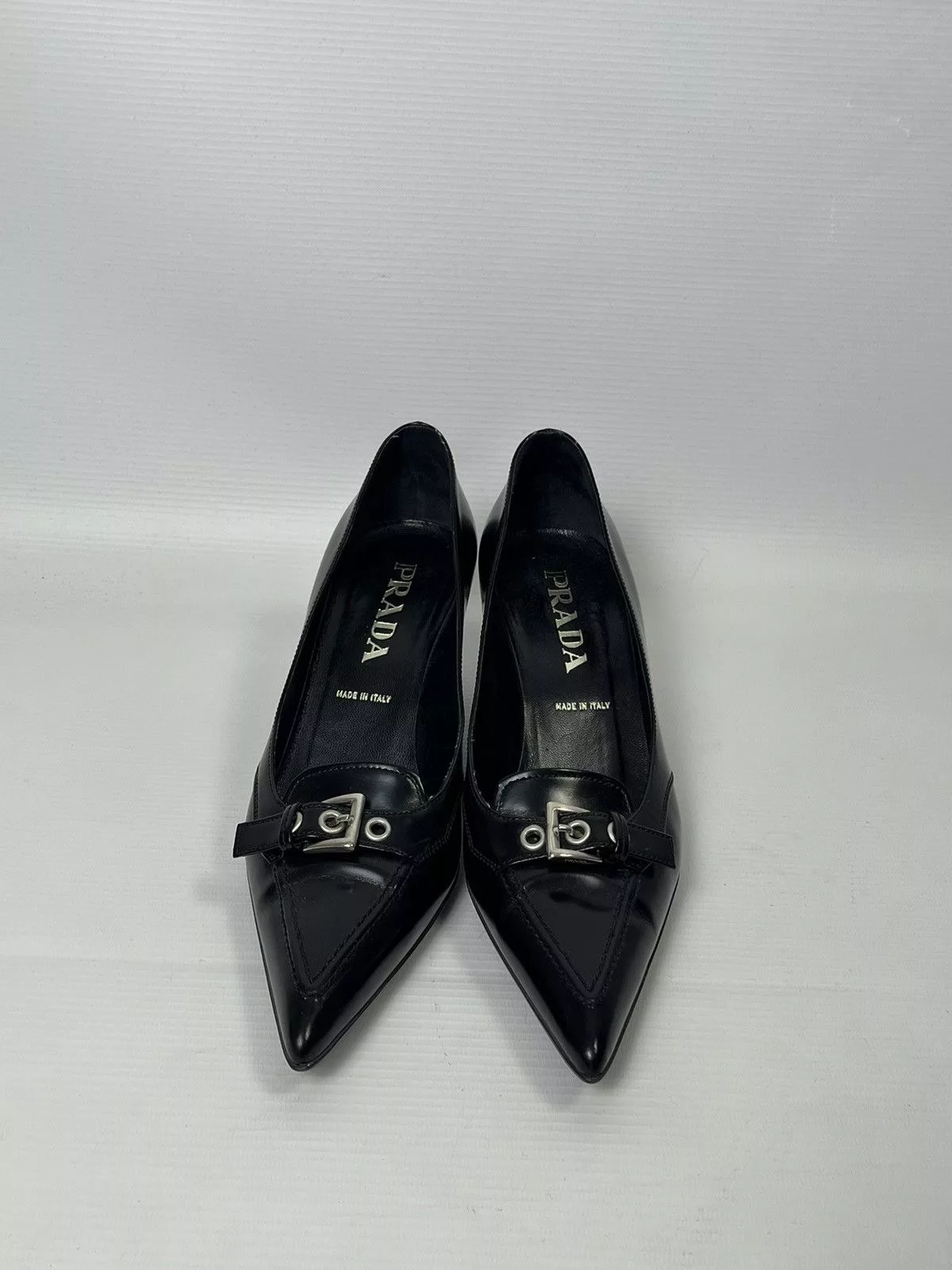 Prada Heels Prada × Vintage Prada vintage kitten heels rare Black