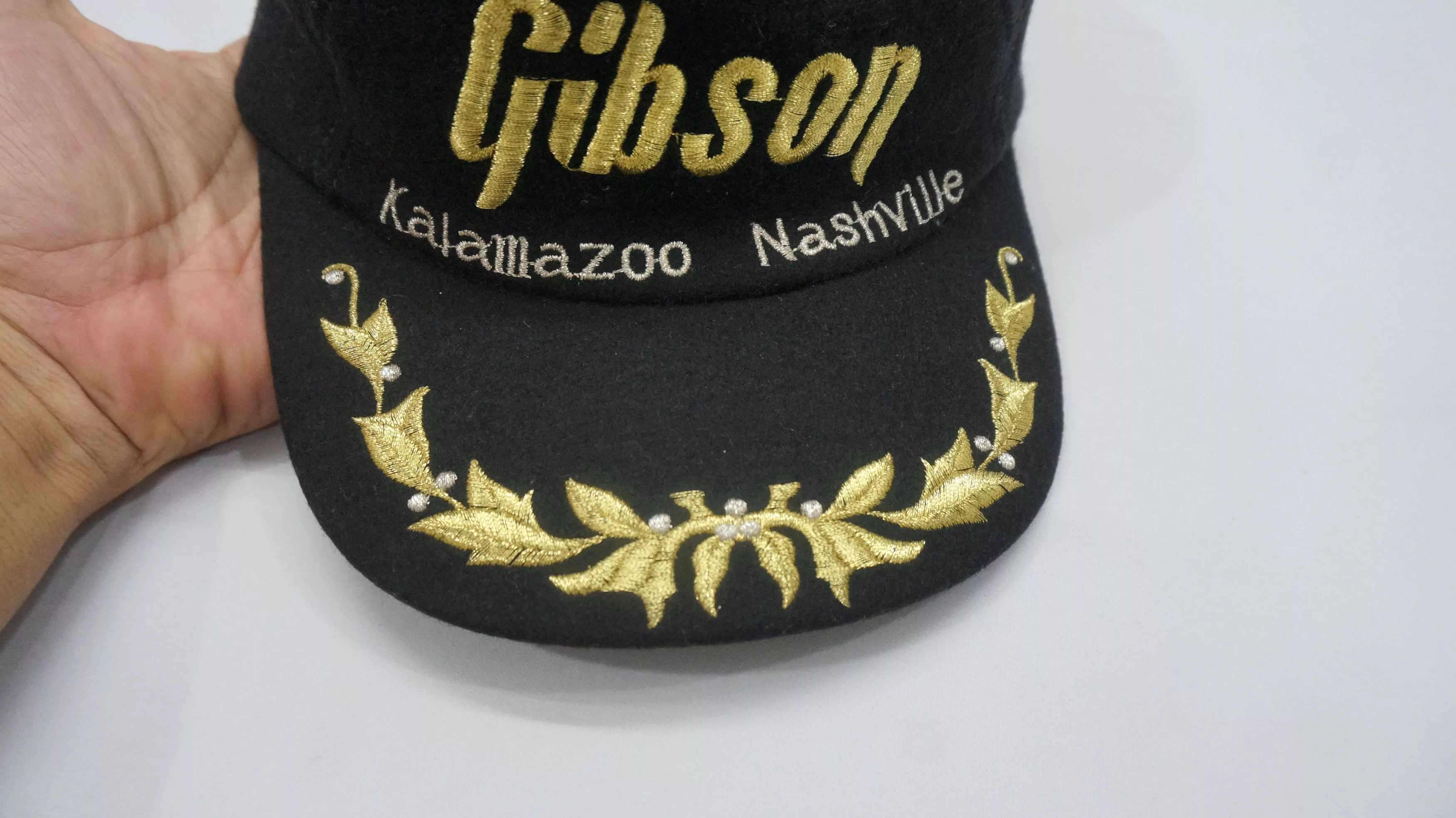 Vintage Hats Rare Vintage 80s GIBSON Wool Cap Black