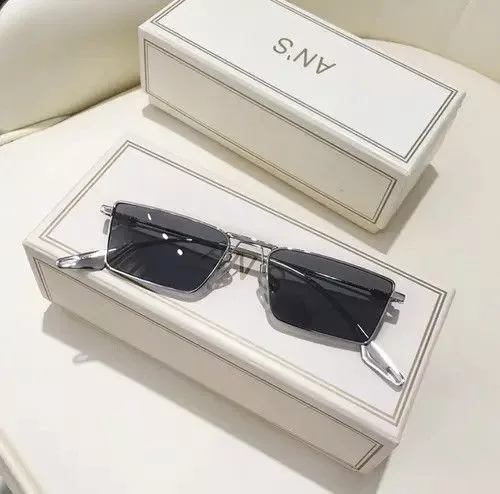 Designer Sunglasses Designer × Electric Visual Vintage square frame sunglasses Black