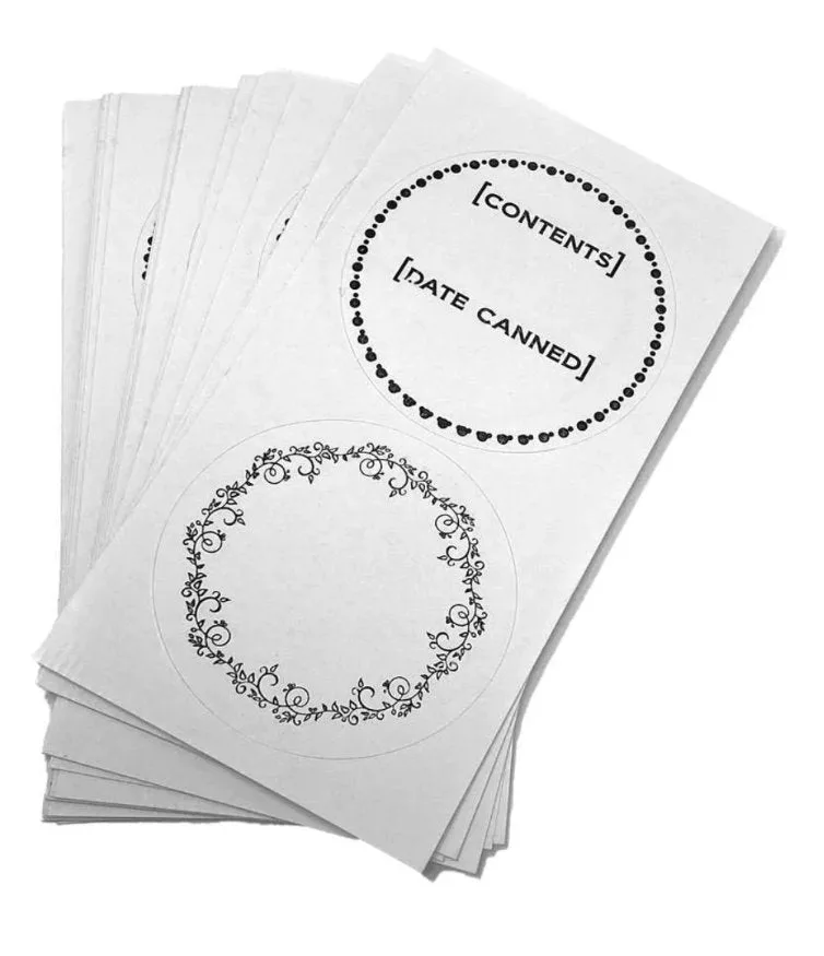 Canning Labels 2 Designs