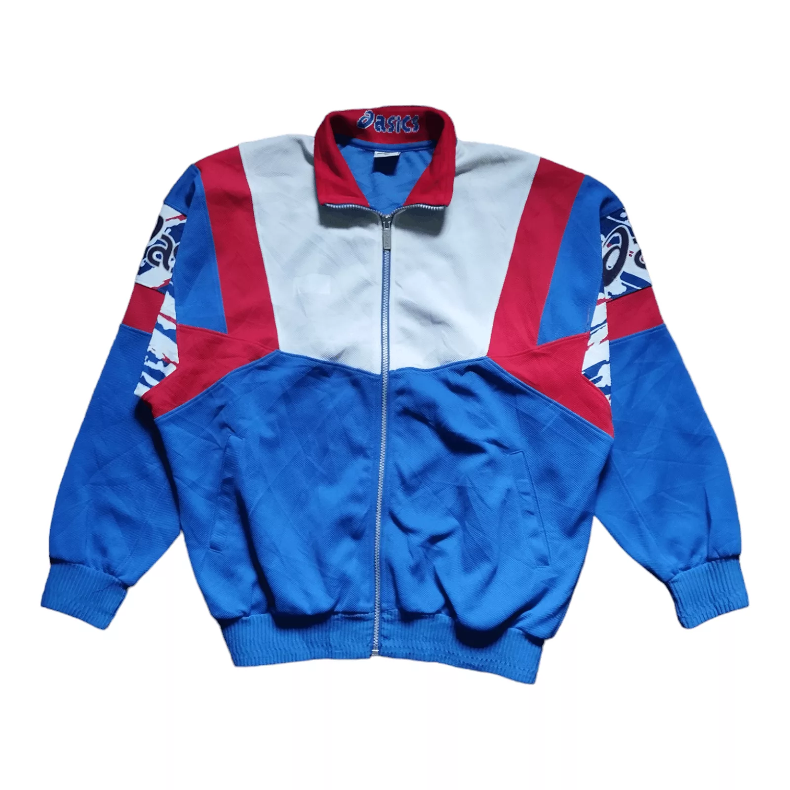 Asics Light Jackets Asics × Beauty Beast VTG ASICS TRACKTOP Blue Sportswear