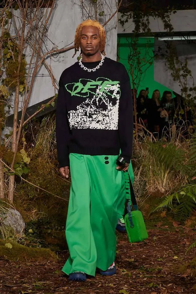 Off-White Sweaters Knitwear Off-White Off White Playboi Carti Ruined Factory Knit Black