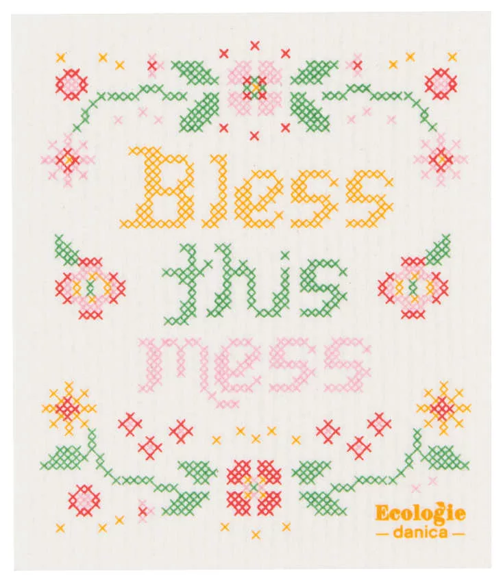 Bless This Mess Swedish Dishcloth