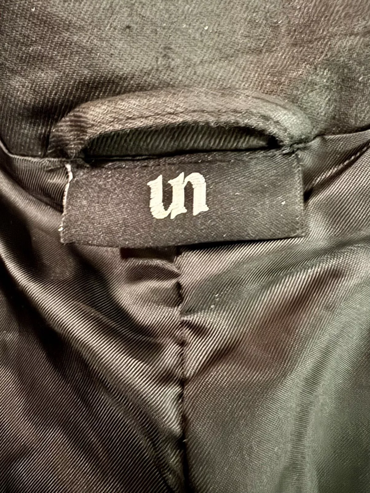 Unvain Studios Heavy Coats Unvain Studios Waxed Coat S Black