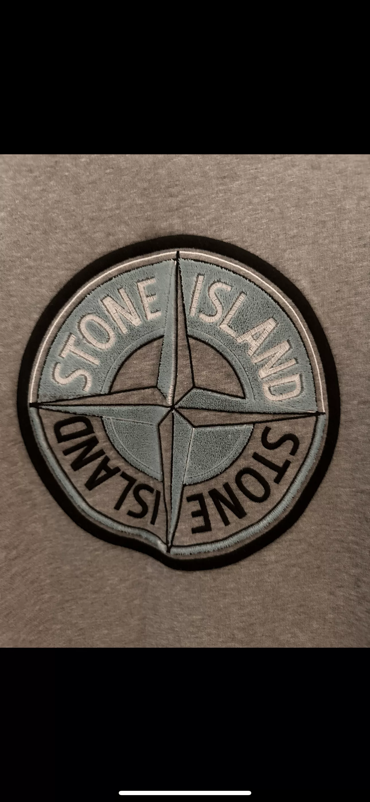 Stone Island Sweaters Knitwear Stone Island Compass Sweater Gray