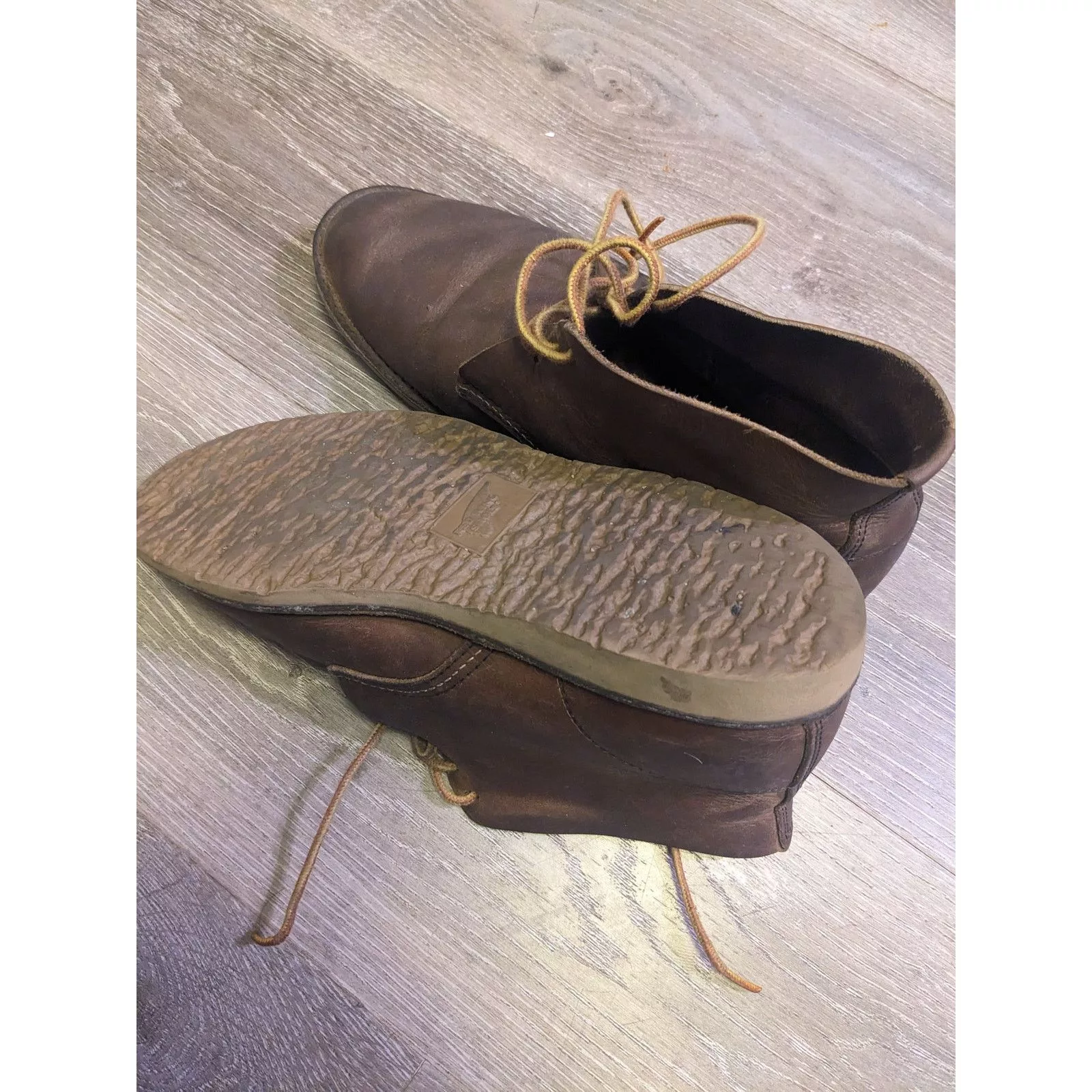 Red Wing Boots Red Wing Leather Chukka Boots Brown