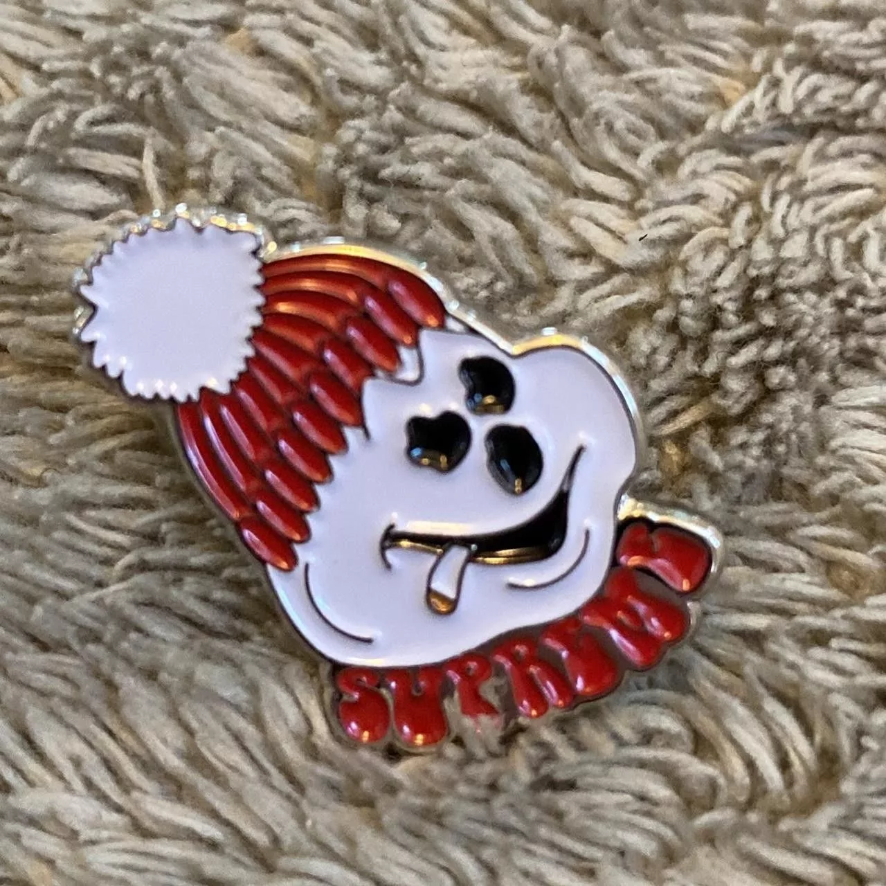 Supreme Supreme Supreme Snowman Pin Set Black