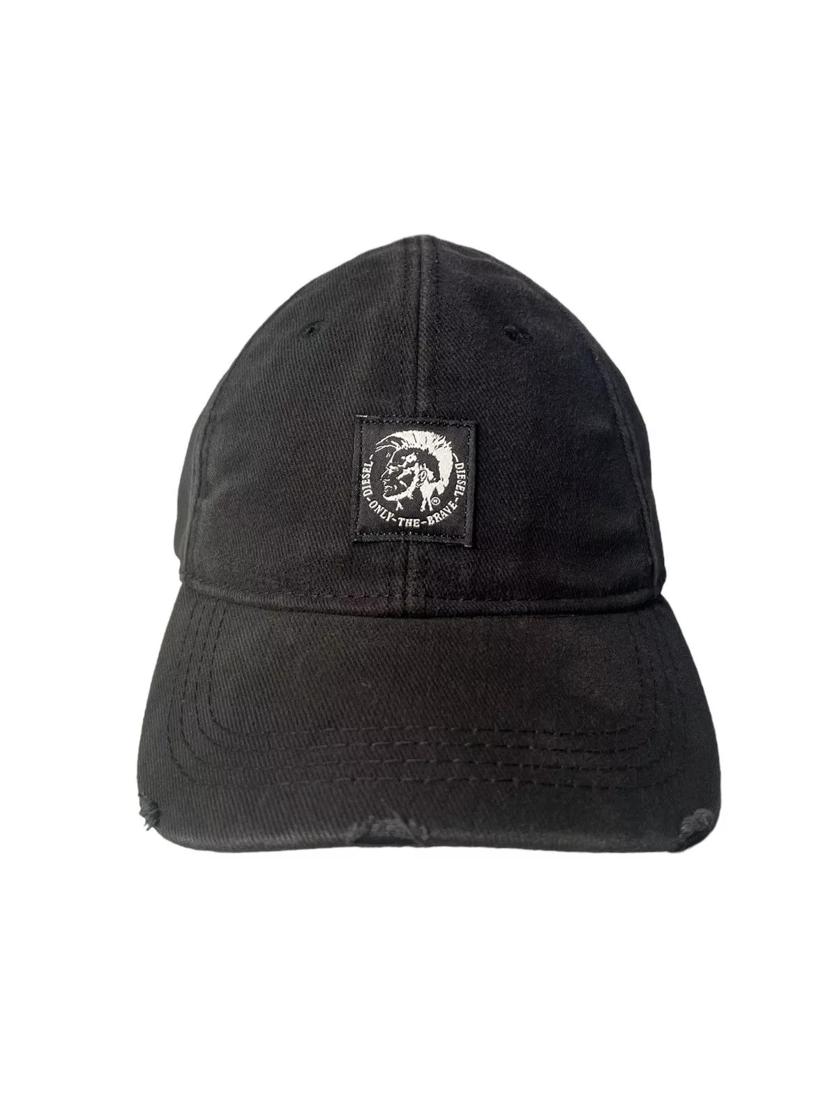 Diesel Hats Diesel × Vintage Y2K Diesel Distressed Dad Hat Black