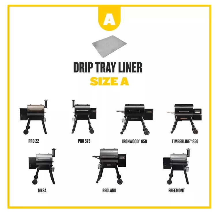 DRIP TRAY LINERS - 5 PACK - SIZE A