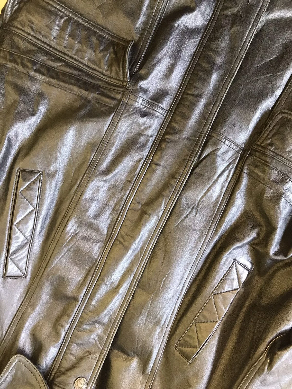 Leather Leather Jackets Leather × Vintage Rob & Bob Vintage Leather Jacket Black