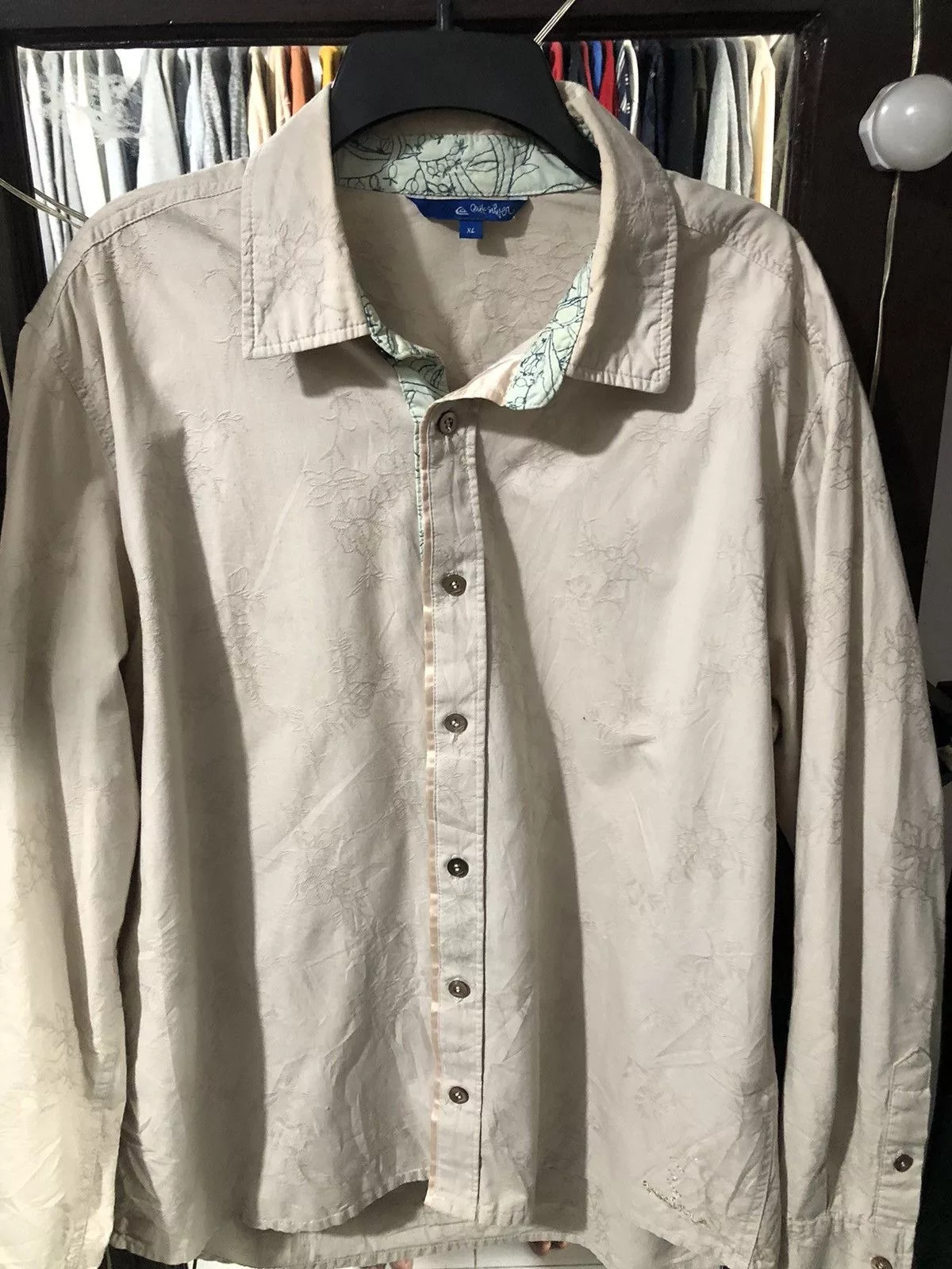 Quicksilver Shirts Button Ups Quicksilver × Vintage VTG x QUICKSILVER SHIRTS x STREETWEAR Brown