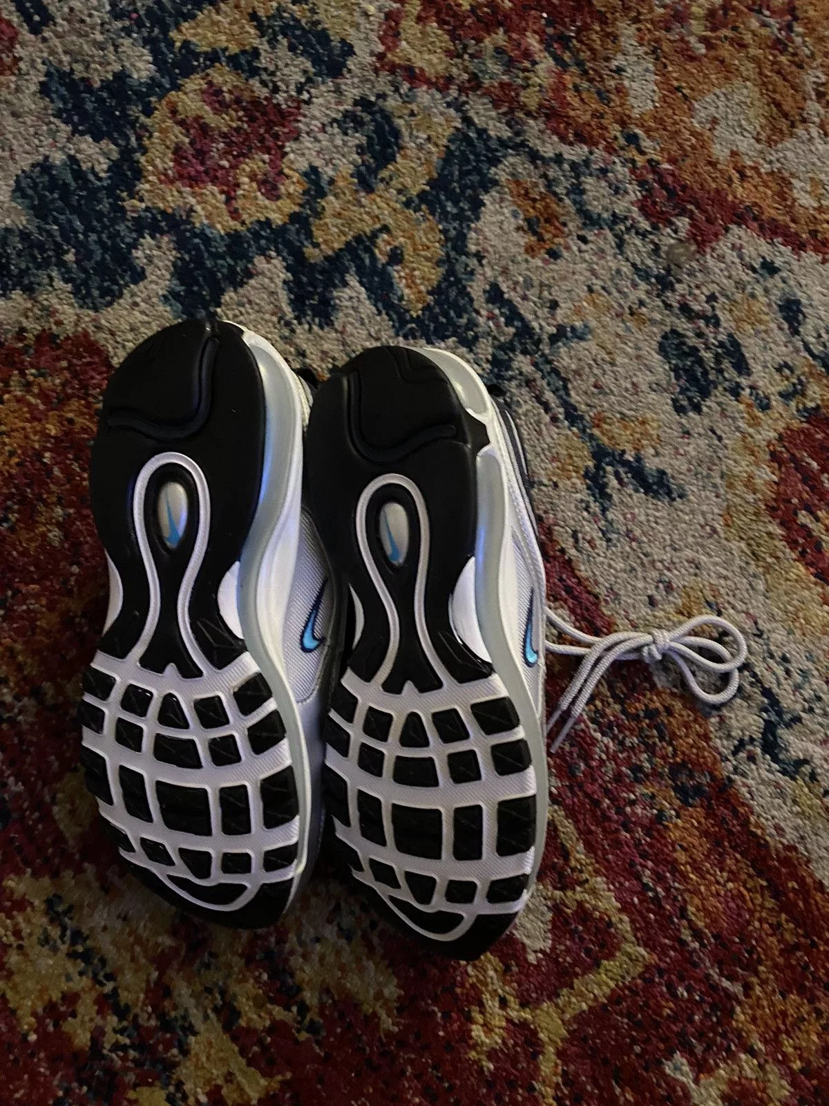 Nike Low Top Sneakers Nike Air Max 97 OG Metallic Silver Chlorine Blue
