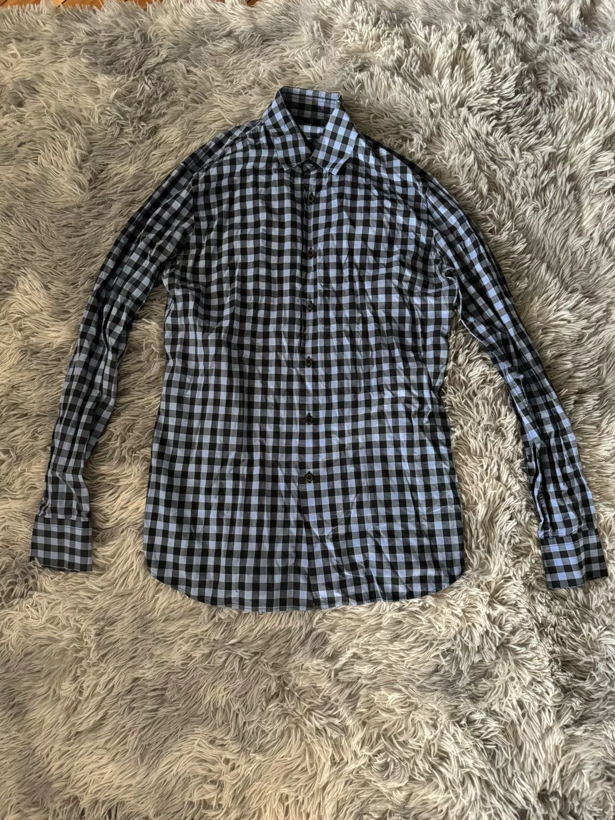 Prada Shirts Button Ups Prada Mainline checkered button up Multi Luxury