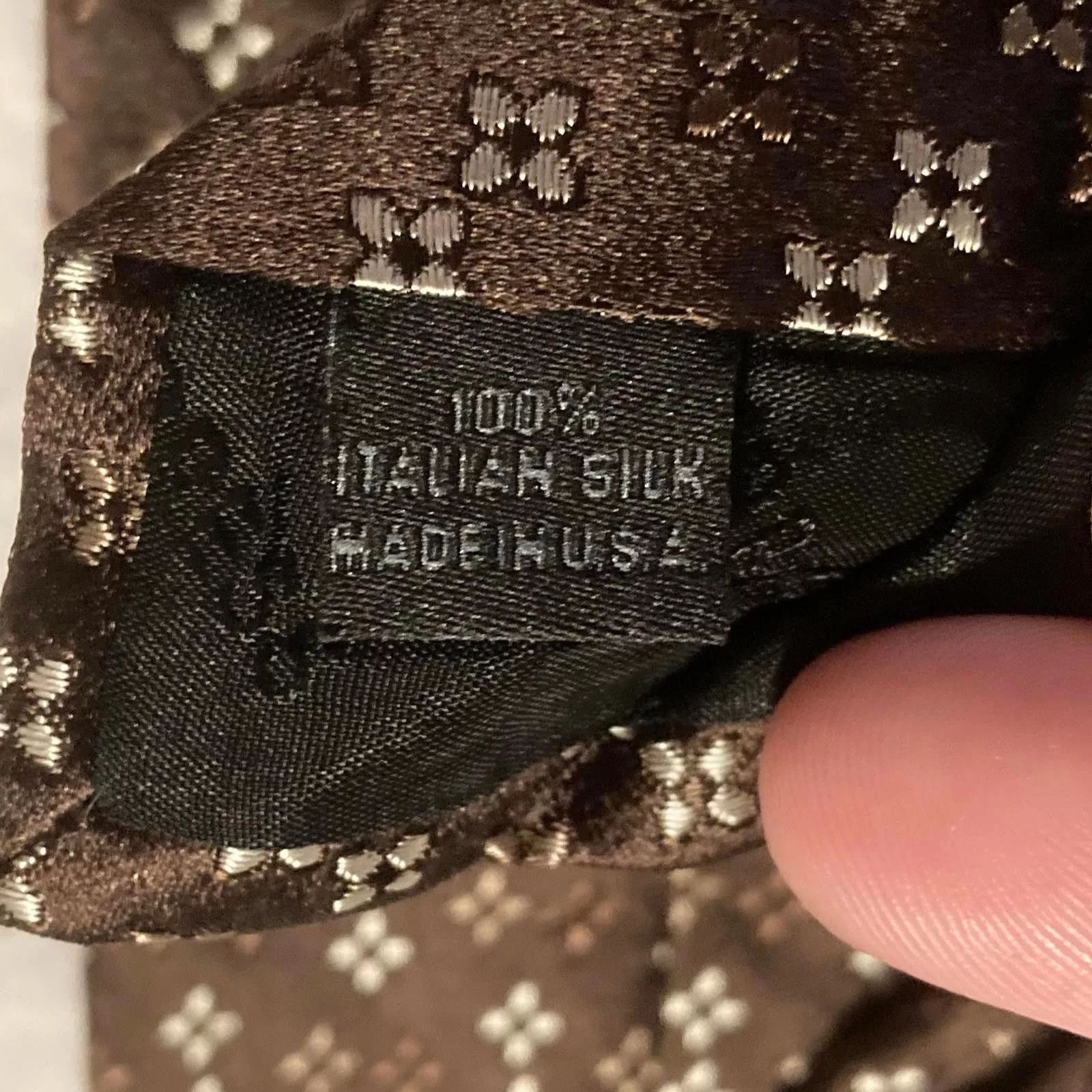 Express Ties Pocketsquares Express Brown 100% Silk Tie