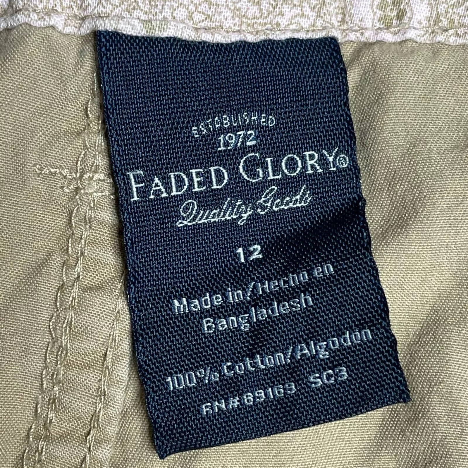 Faded Glory Pants White