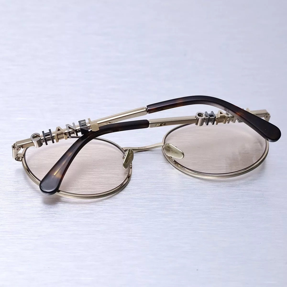 Chanel Sunglasses CHANEL 0CH4282 SUNGLASSES Gold