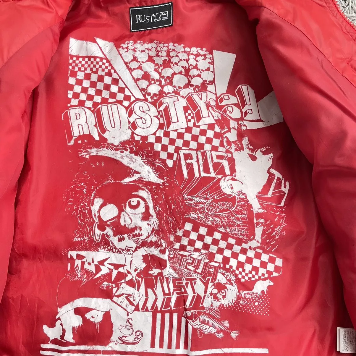 Rusty Light Jackets Rusty Raglan Jacket Red Streetwear