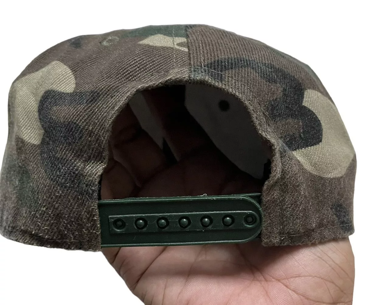 NBA Hats NBA Bulls Embroidered Logo Snapback Camo Multi