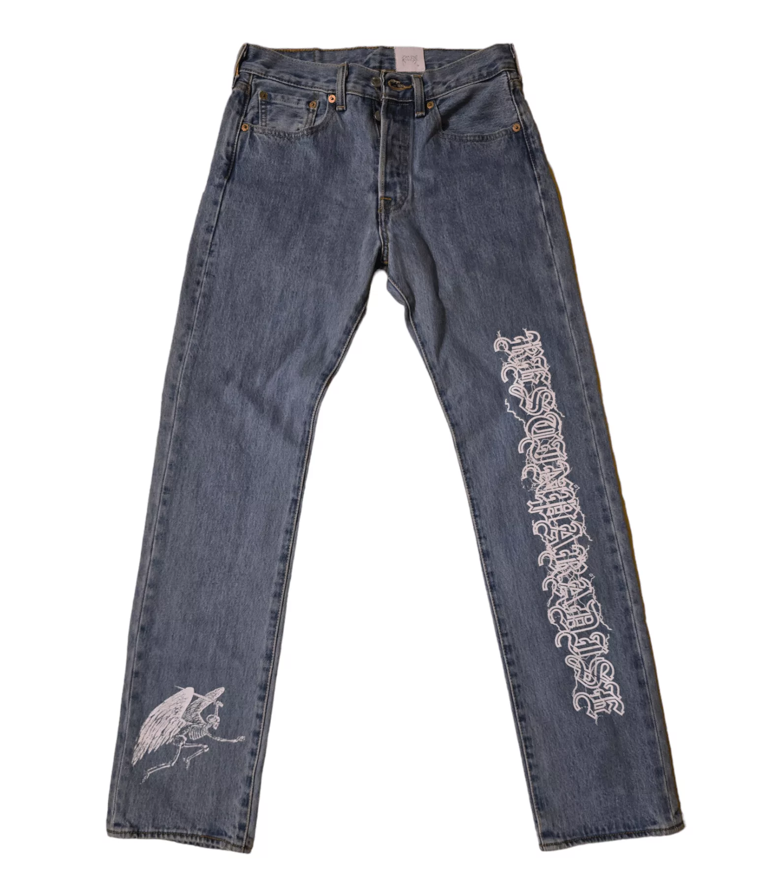 Levi's Denim Levi's × Revenge Revenge Skeleton Denim Jeans Blue
