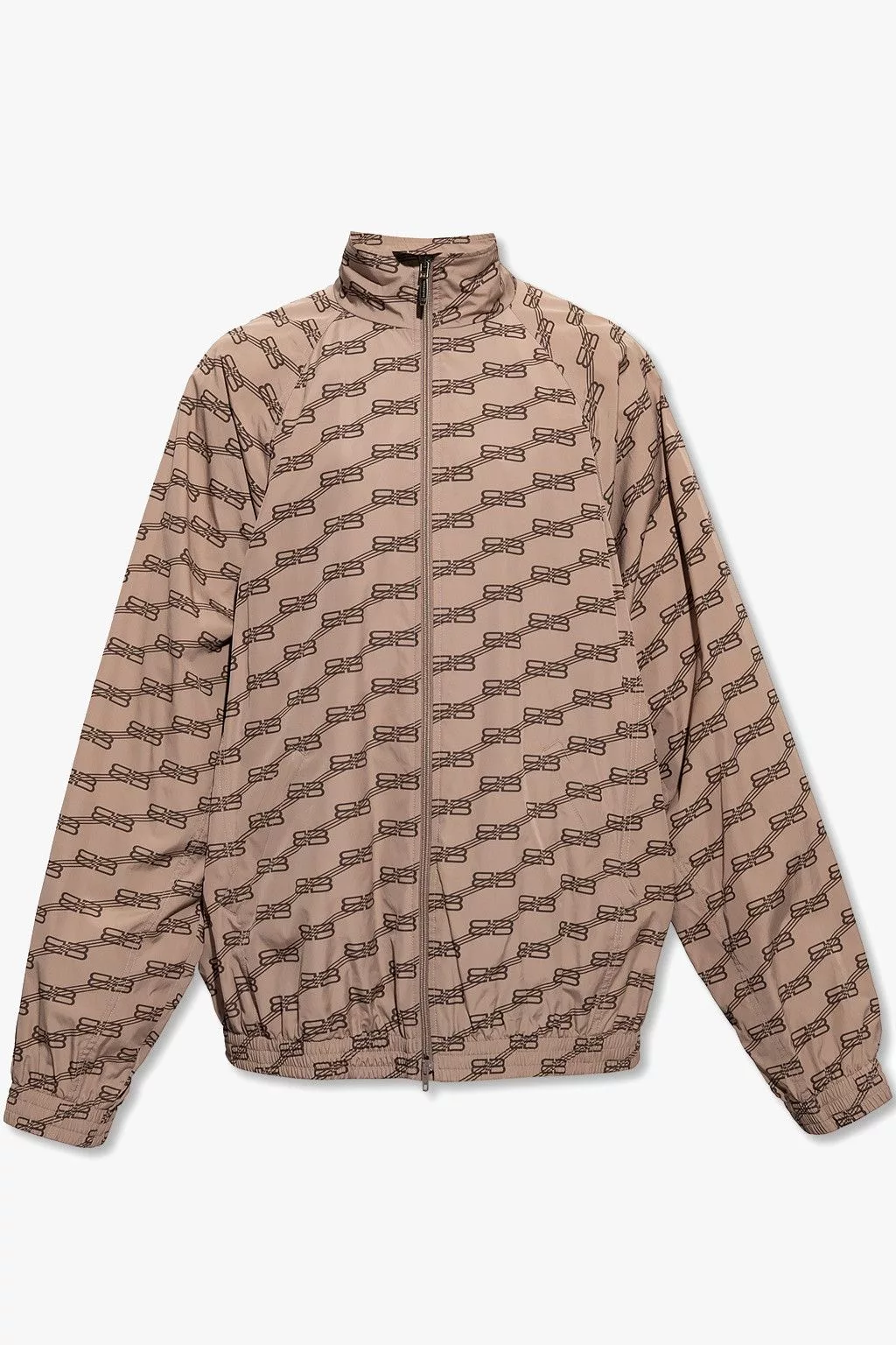 Balenciaga Light Jackets Balenciaga o1s1wg110624 BB Monogram Fit Tracksuit Jacket in Brown