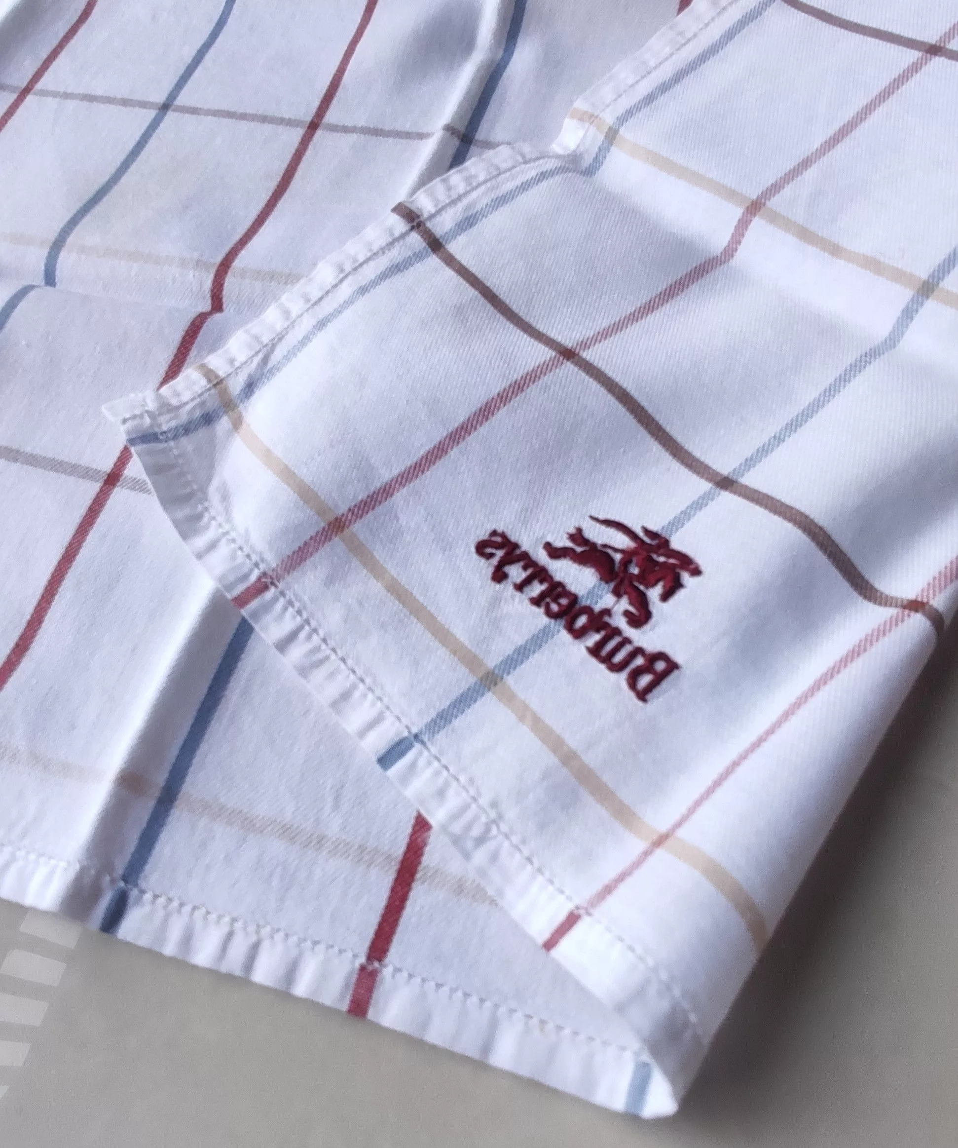 Burberry Miscellaneous White Burberrys Handkerchief