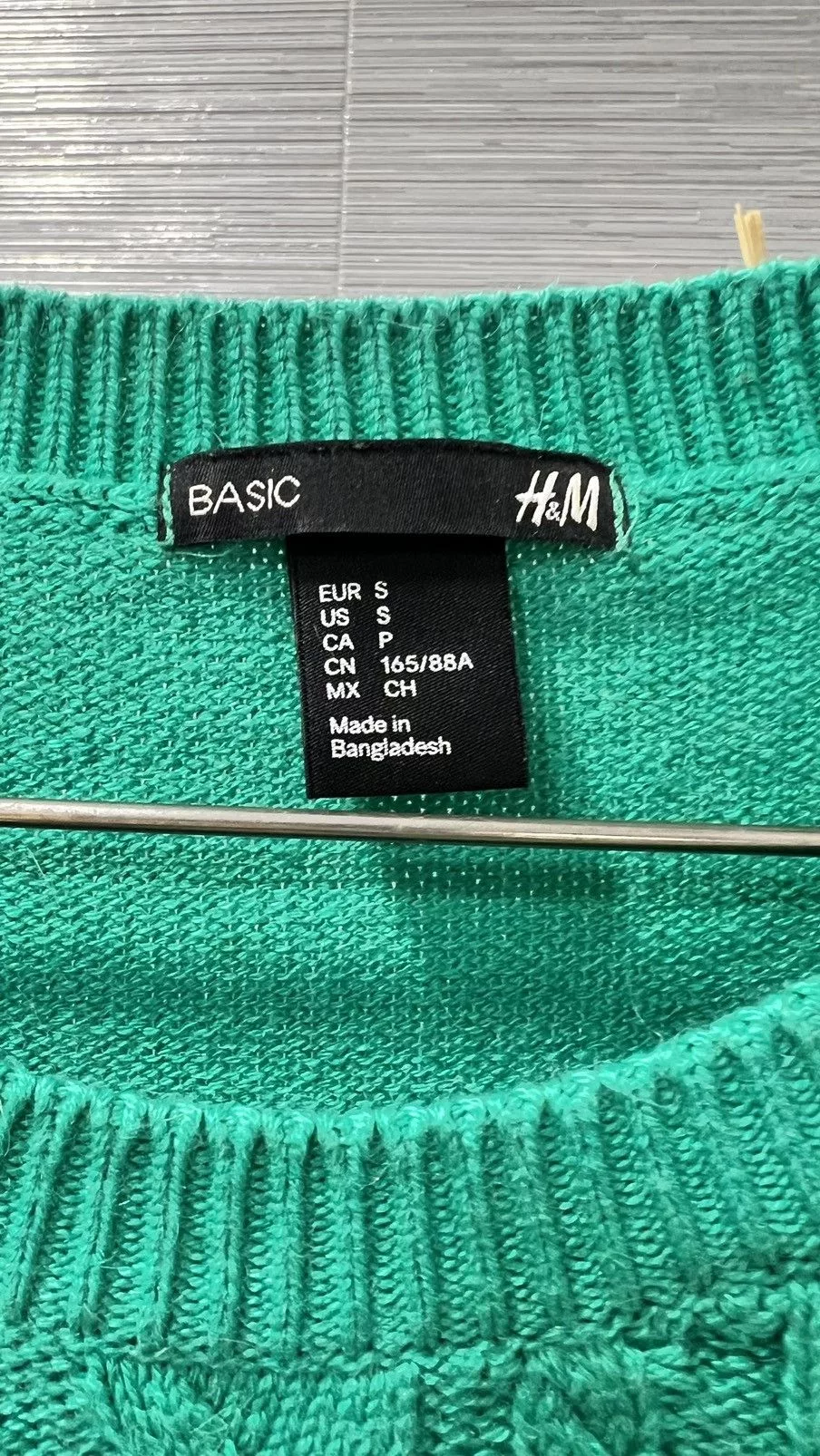 H&M Sweaters Women’s H&M Basic Green Cable Knit Sweater Size S knit