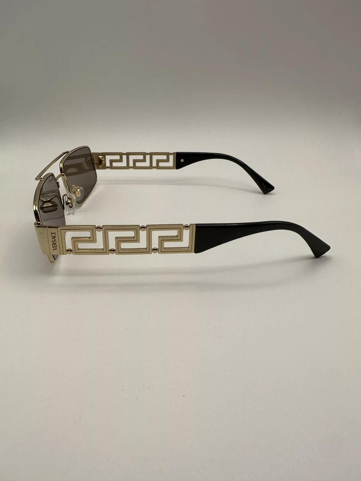 Versace Sunglasses Versace Monogram Statement Sunglasses Gold