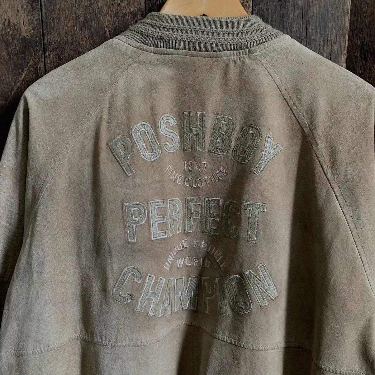 Other Leather Jackets Other Posh Boy Leather Varsity Jacket Multi Vintage