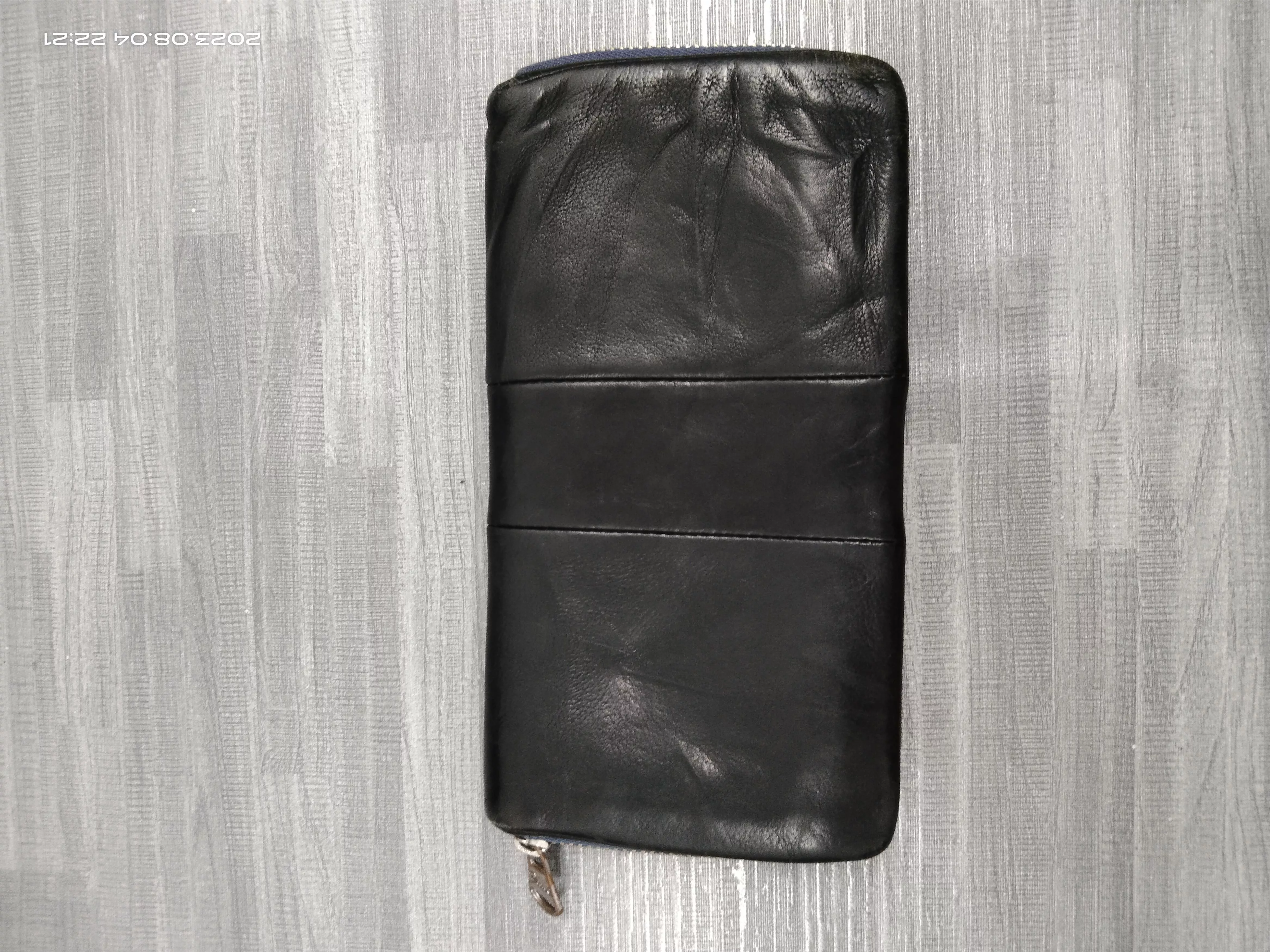 Diesel Wallets Diesel × Leather DIESEL LEATHER LONG WALLET Black