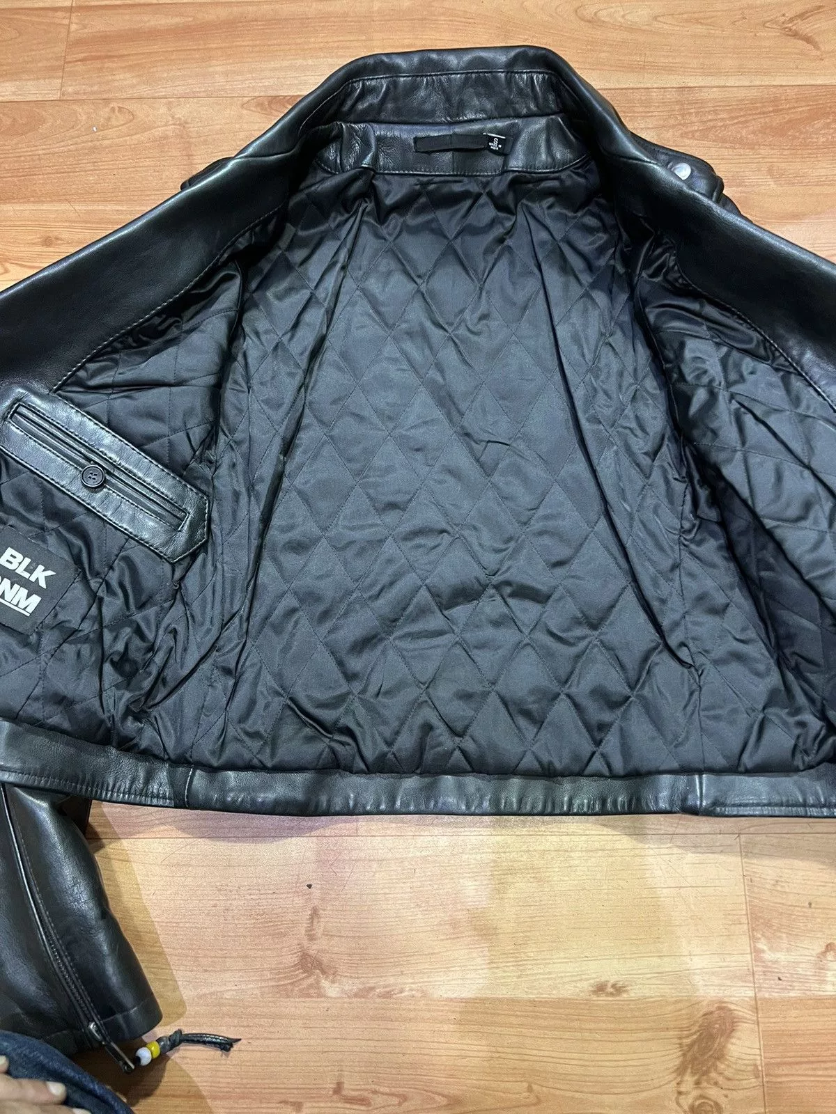 Blk Dnm Leather Jackets BLK DNM LEATHER JACKET 1 BLACK