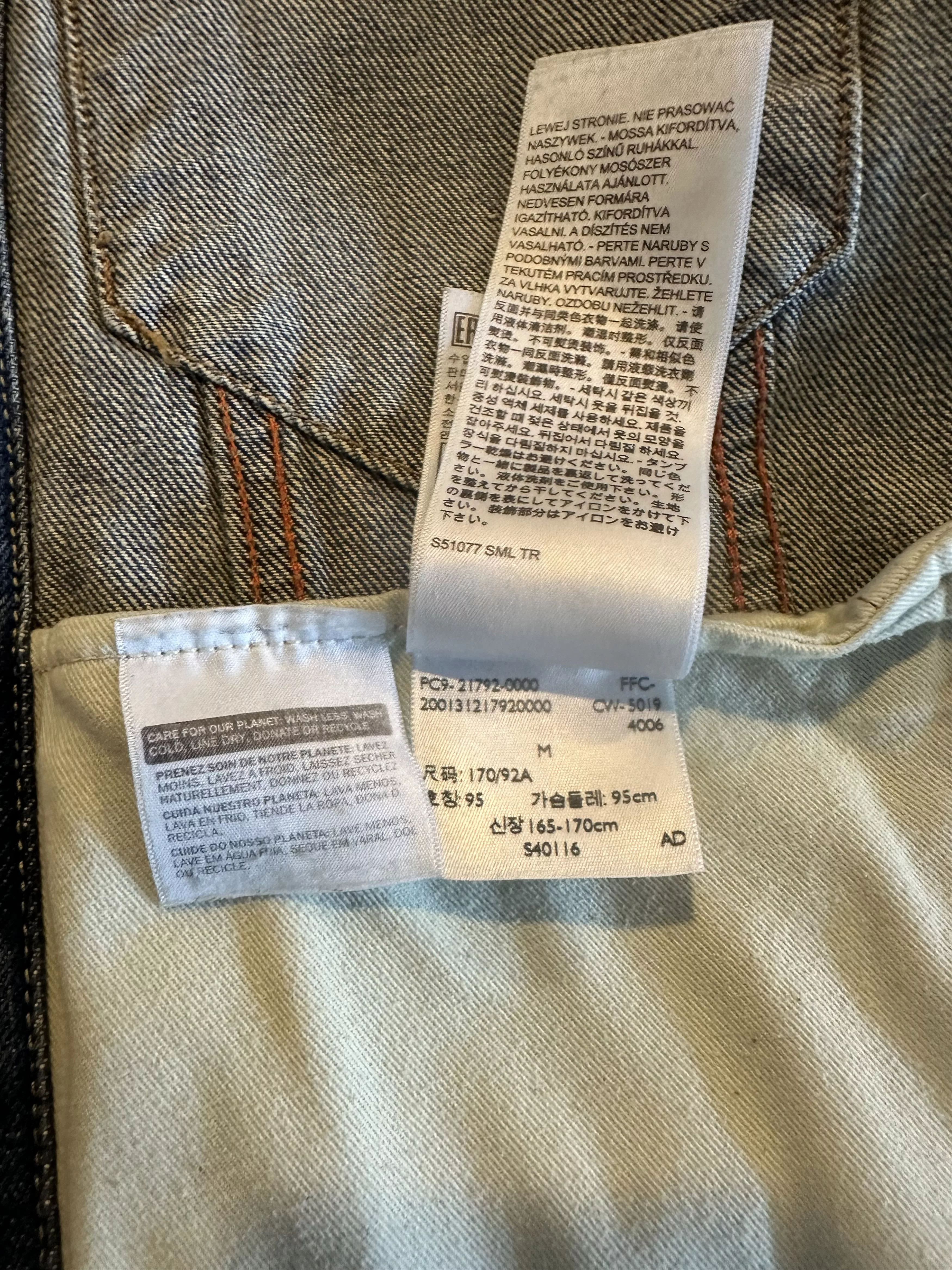 Heron Preston Denim Jackets Heron Preston × Levi's Heron Preston Denim Tracker Jacket Blue