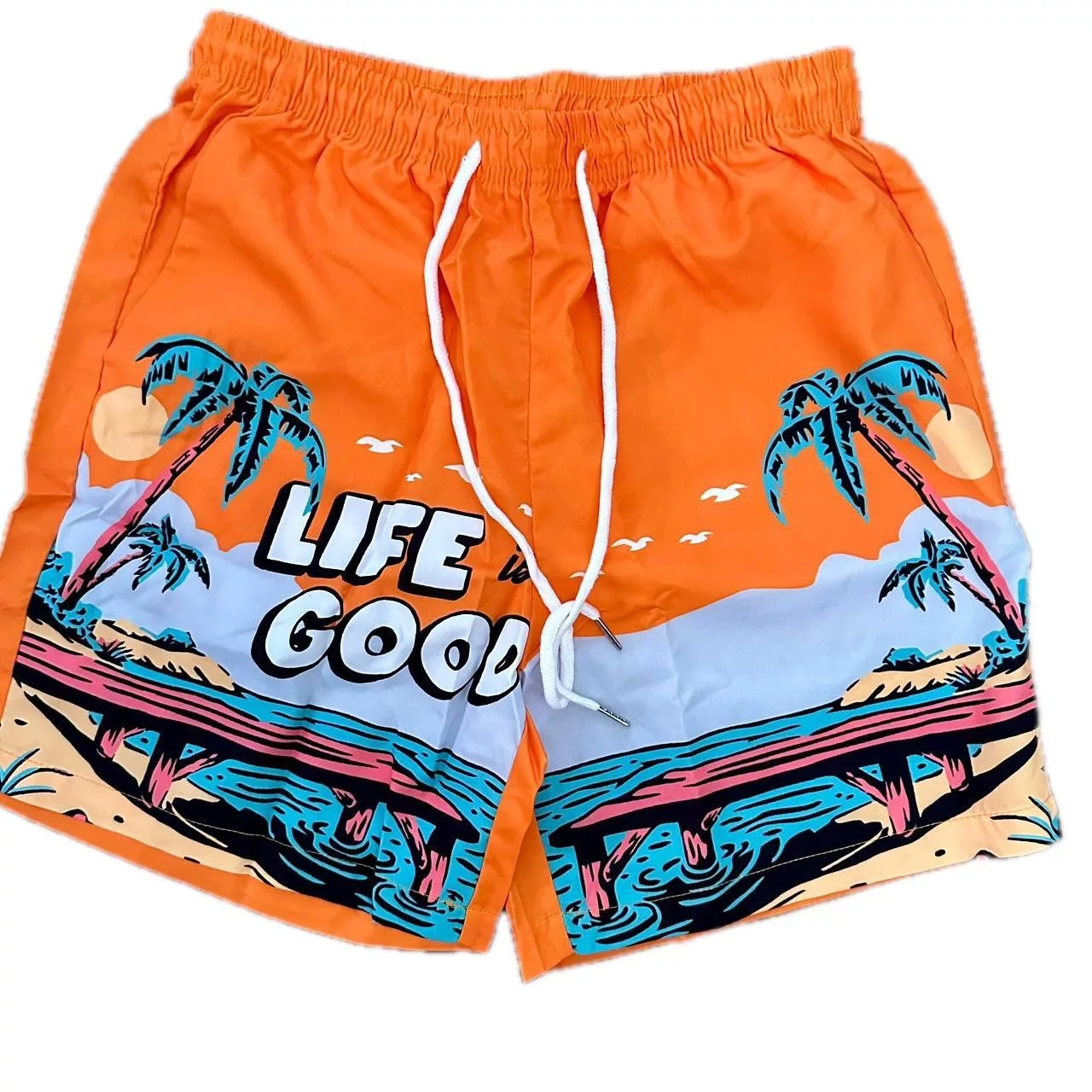 Other Shorts Other Good Life Orange Swim Trunks Multi