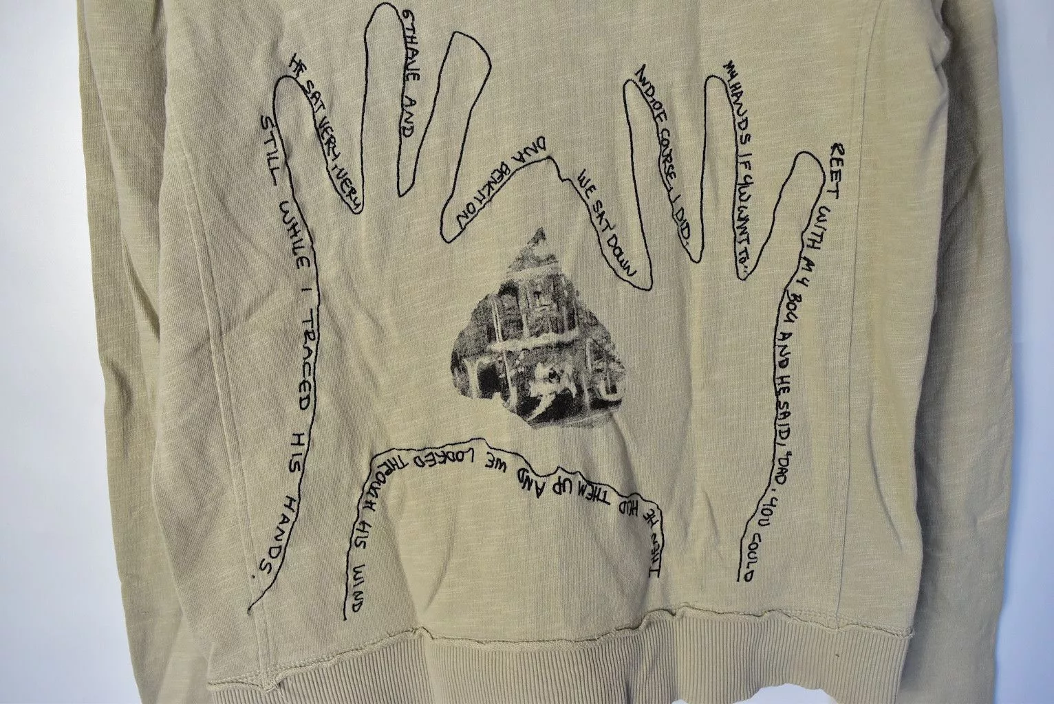 Johnbull Sweatshirts Hoodies Johnbull/graffiti zipper hooded/28829 - 842 54 Beige