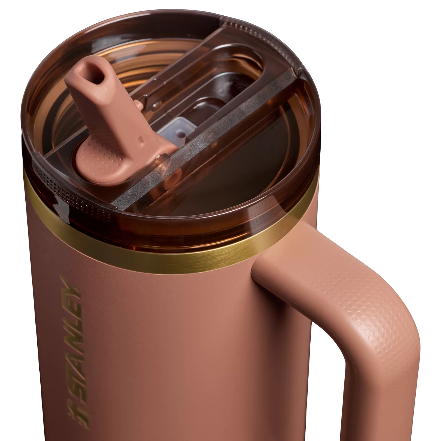 Stanley Quencher 30 OZ ProTour Flip Straw Stainless Steel Tumbler In Mocha Latte Brown