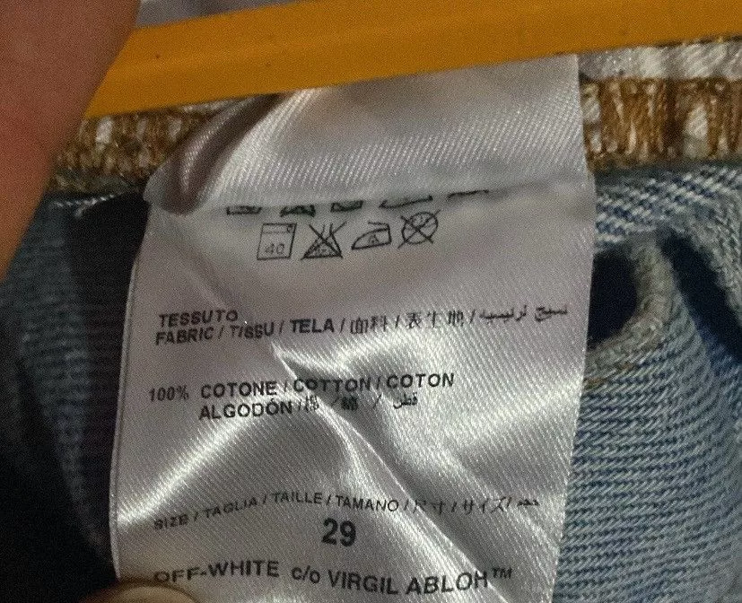 Off-White Denim Off-White Off white pants Blue