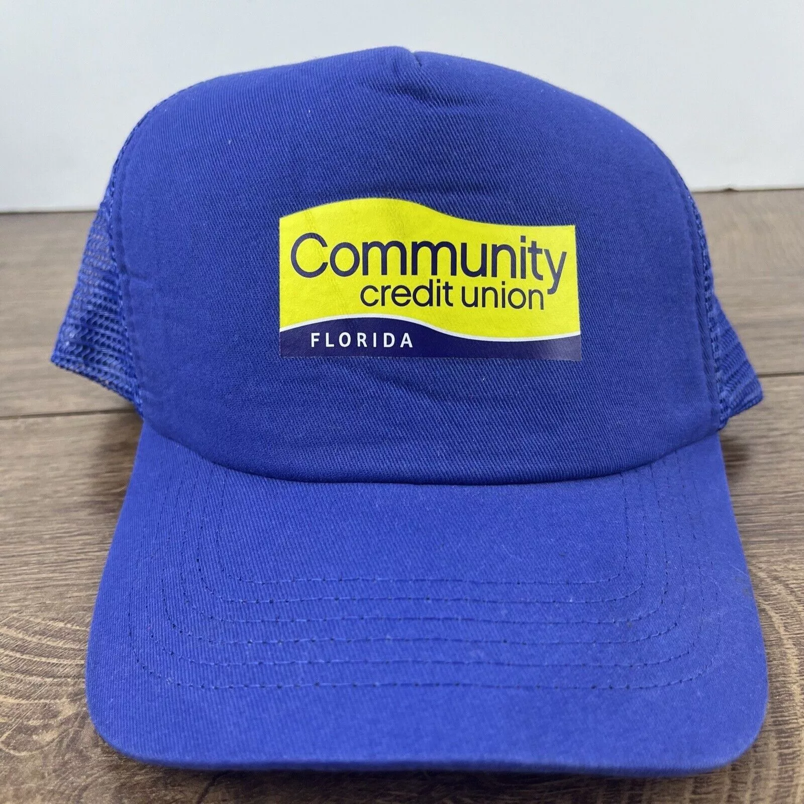 Other Hats Other Community Credit Union Snapback Hat Blue Adjustable Hat Blue