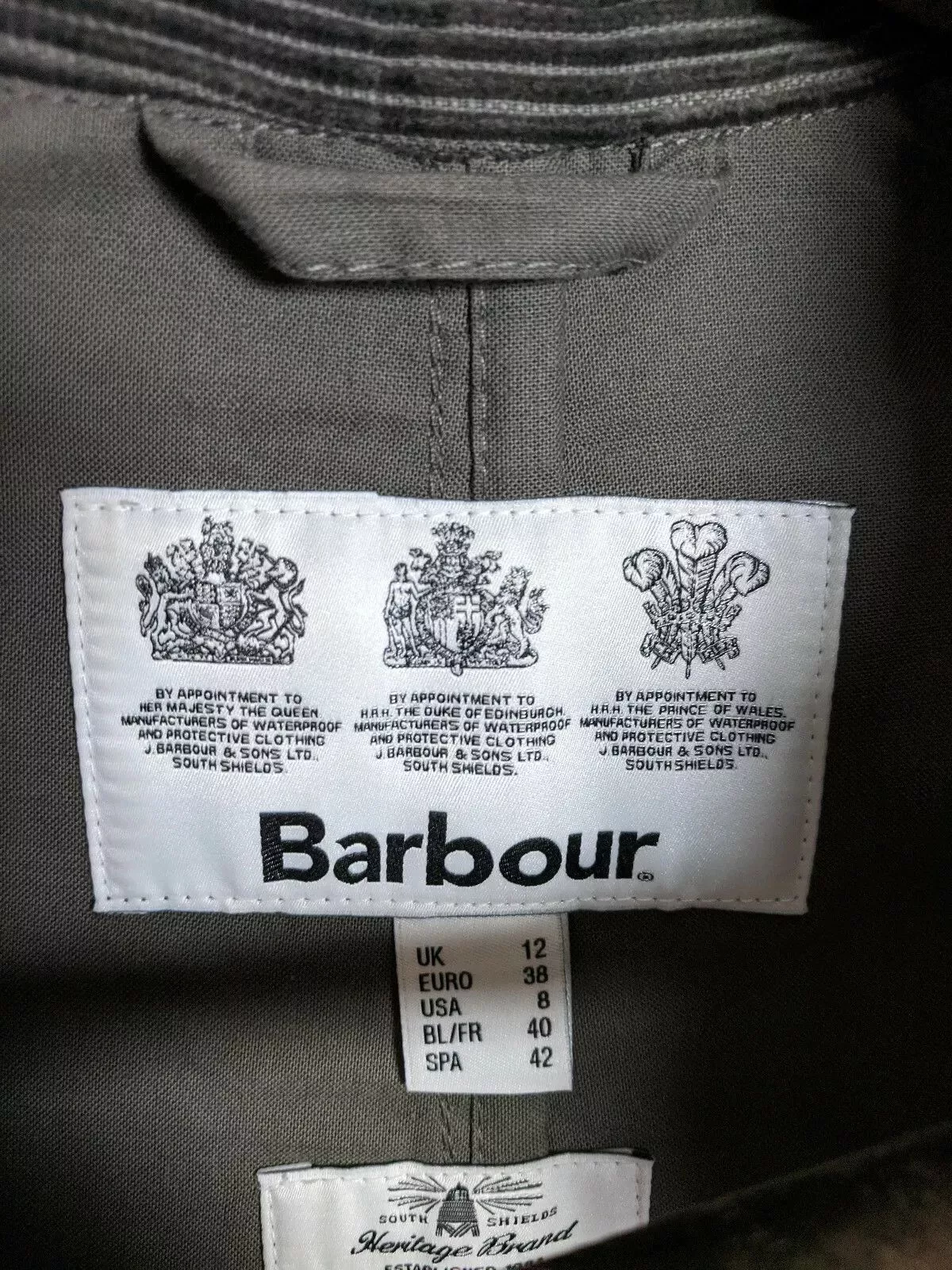 Barbour Rain Jackets Barbour Summer Solway Wax Jacket Size US8 Green