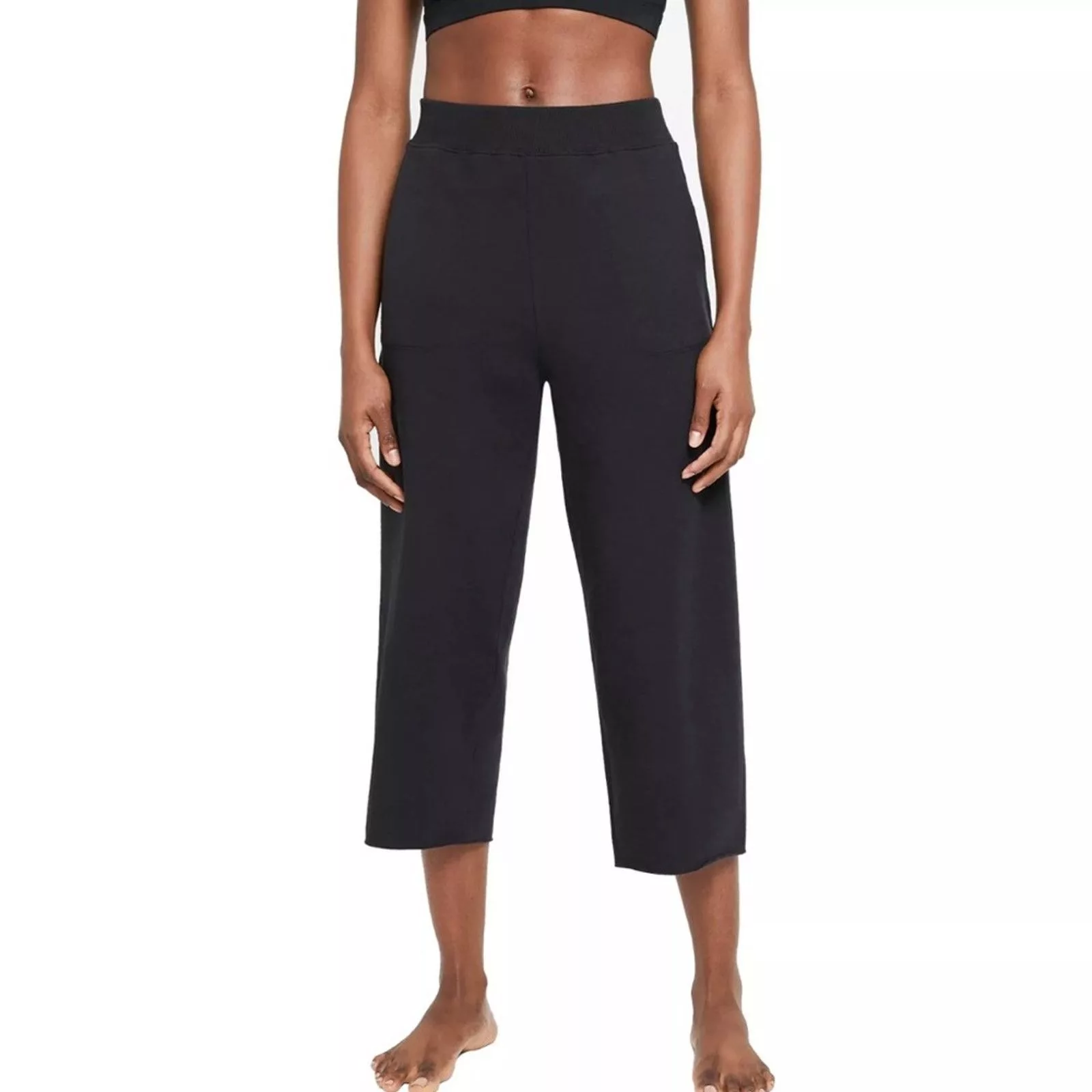 Nike Pants Nike Yoga Luxe Women’s Cropped Fleece Training Pants Black