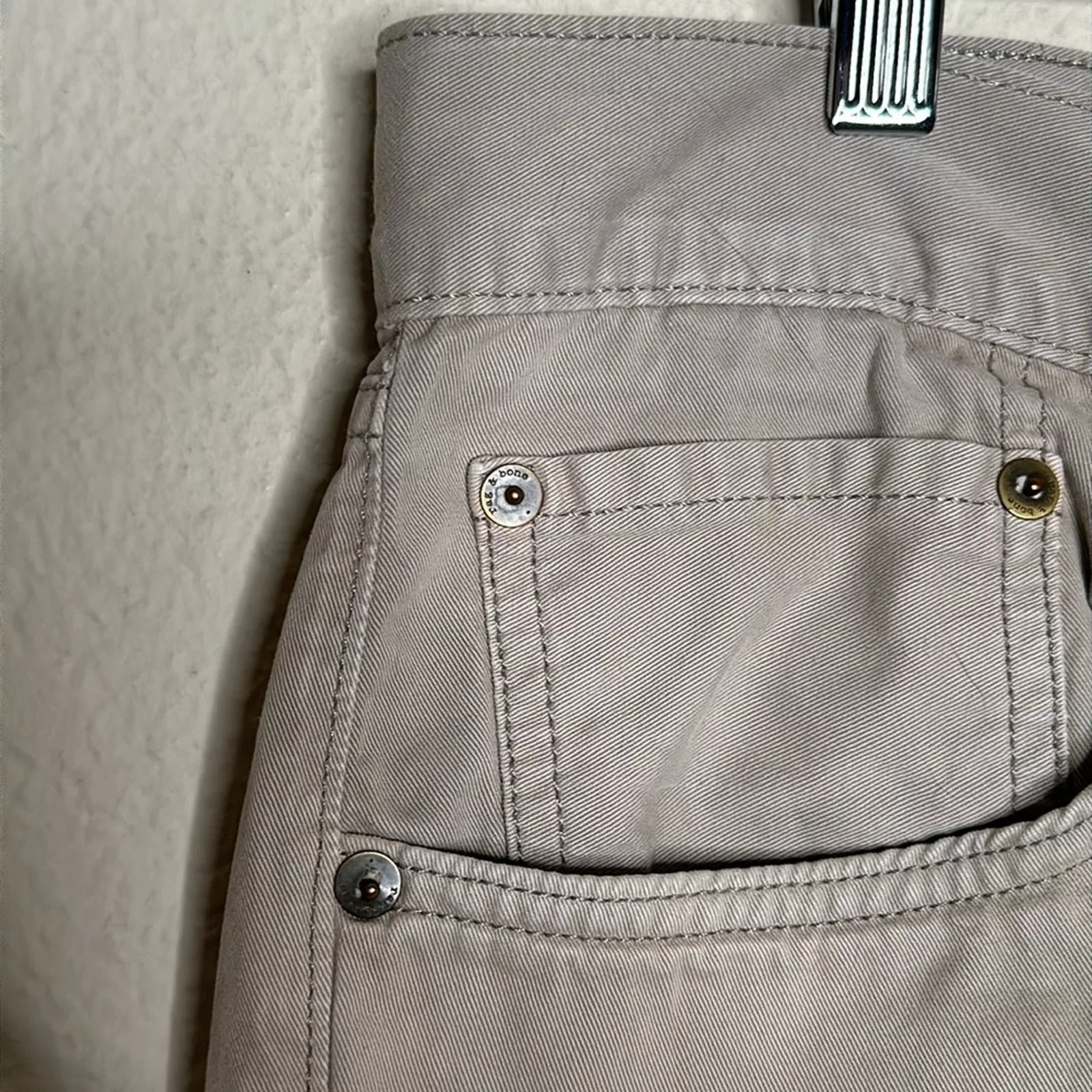 Rag & Bone Casual Pants Rag & Bone Standard Issue Fit 2 Slim Leg Pants Stone Size 36 Brown