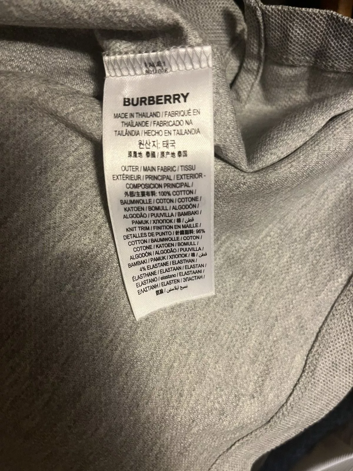 Burberry Polos Burberry Gray
