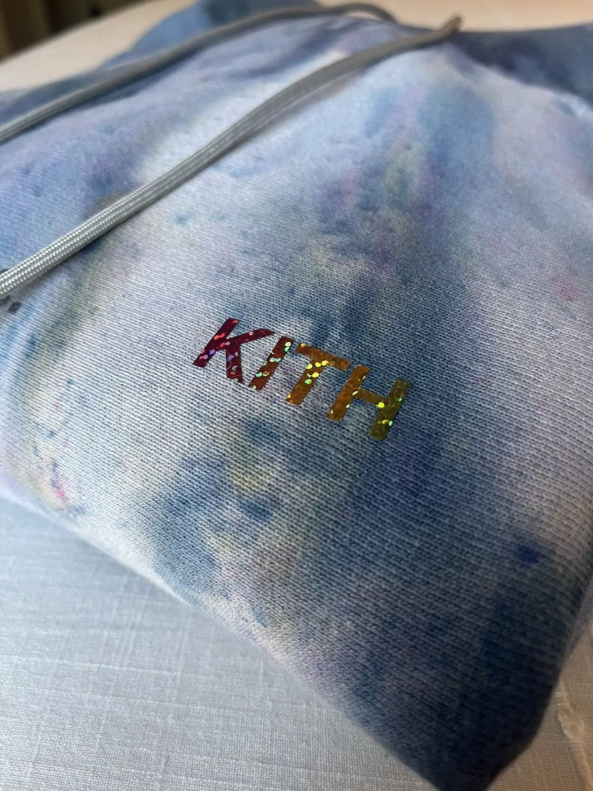 Advisory Board Crystals Sweatshirts Hoodies Advisory Board Crystals × Kith Kith x ABC Holograph Hoodie Blue