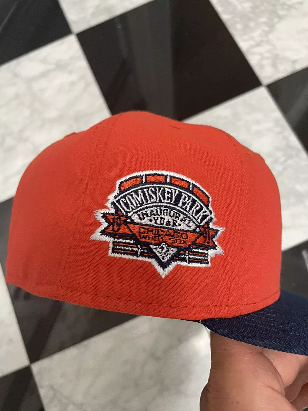 New Era Hats New Era 🔥 Exclusive white Sox fitted 7 1/8 Orange