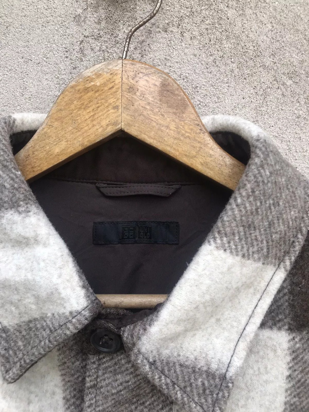 Uniqlo Light Jackets RARE UNIQLO WORKER WOOL BUTTON UP JACKET Multi Workwear