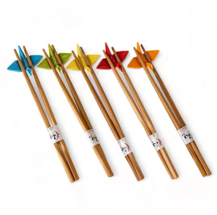 Chopsticks and Origami Crane Rest Gift Set