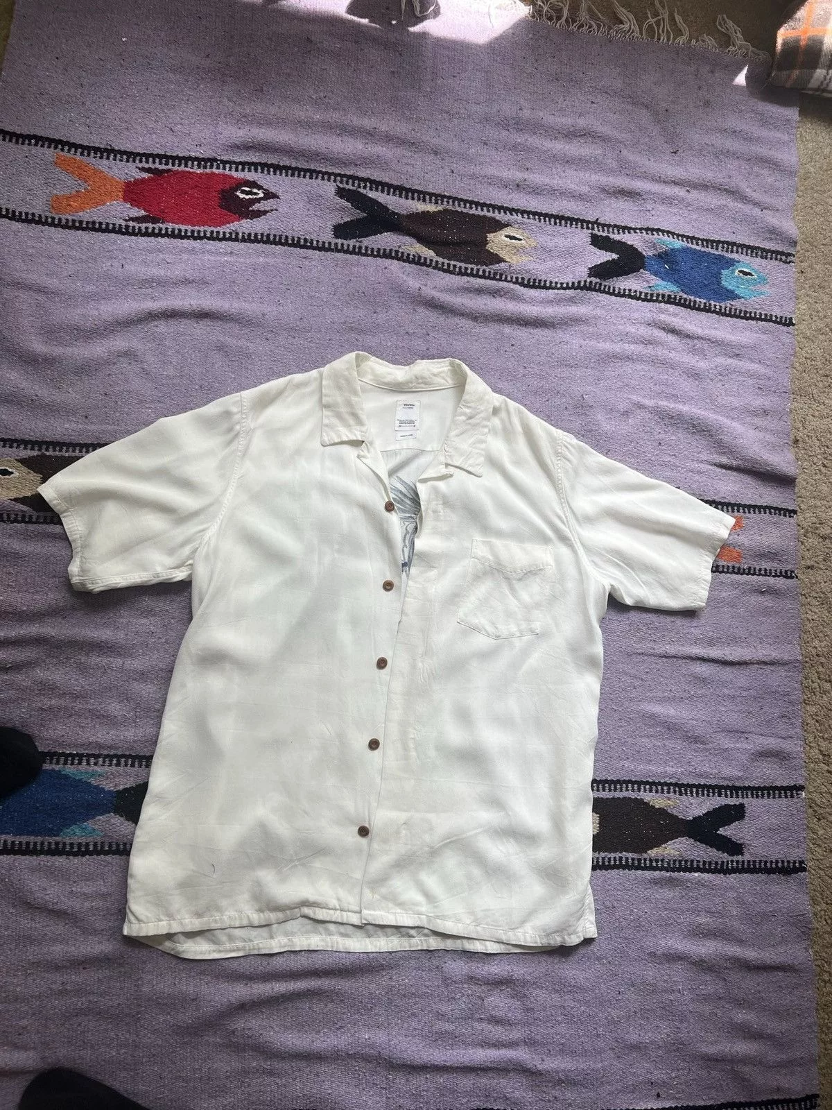 Visvim Shirts Button Ups Visvim Hand painted button up White