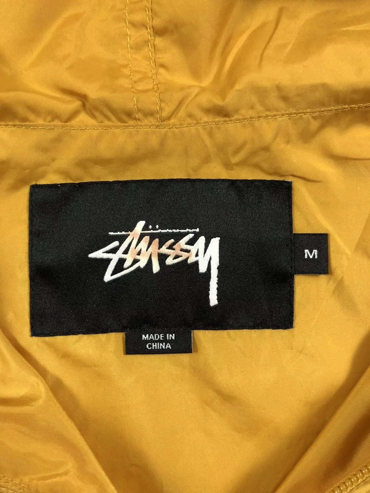 Stussy Light Jackets Stussy anorak jacket Yellow