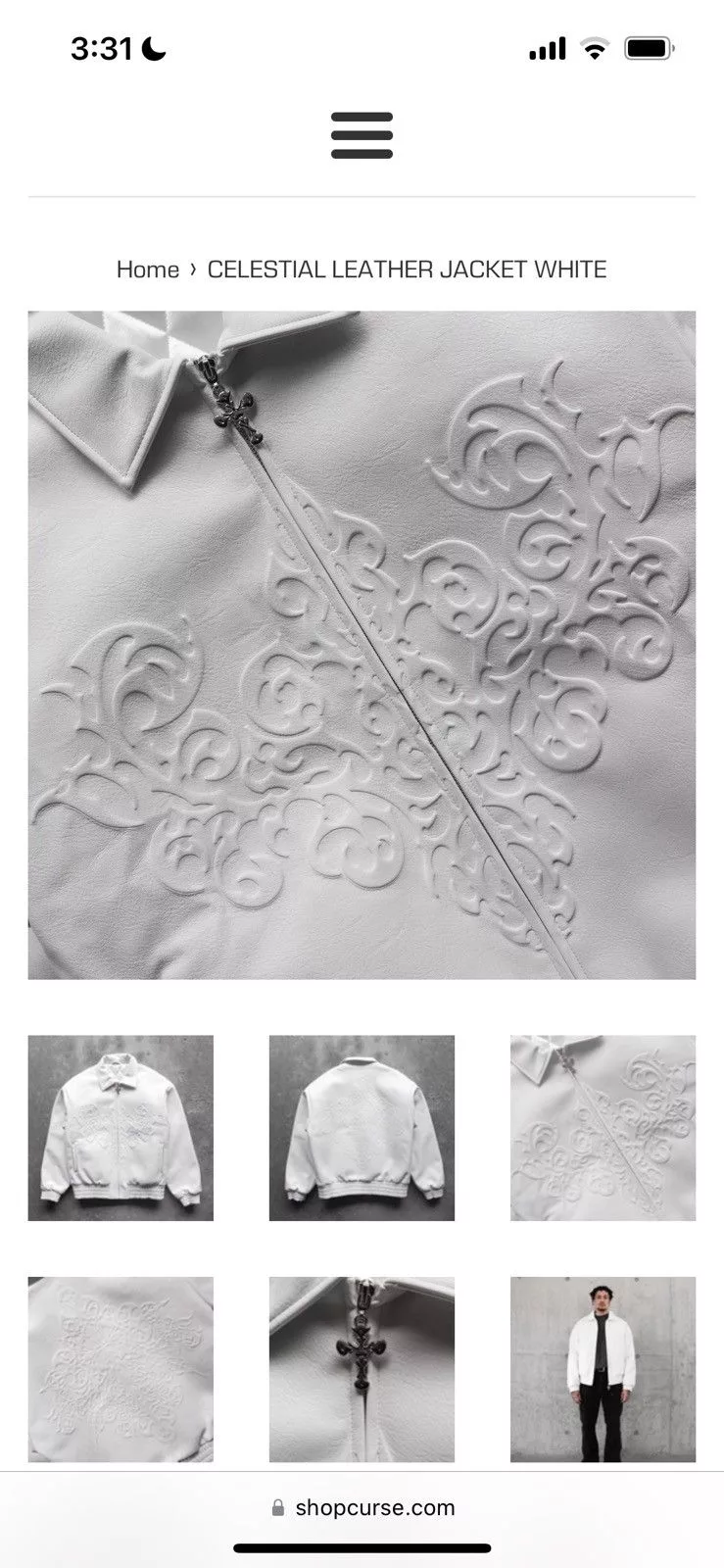 Members Only Leather Jackets Members Only Celestial Leather Jacket White