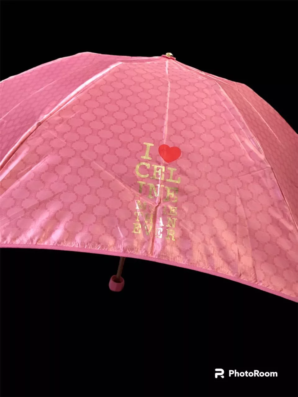 Celine Miscellaneous Celine × Designer Celine Single Person Umbrella Pink
