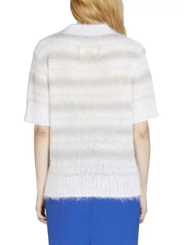 Marni Sweaters Marni o1srvl11e0624 Sweater in Natural White Multi